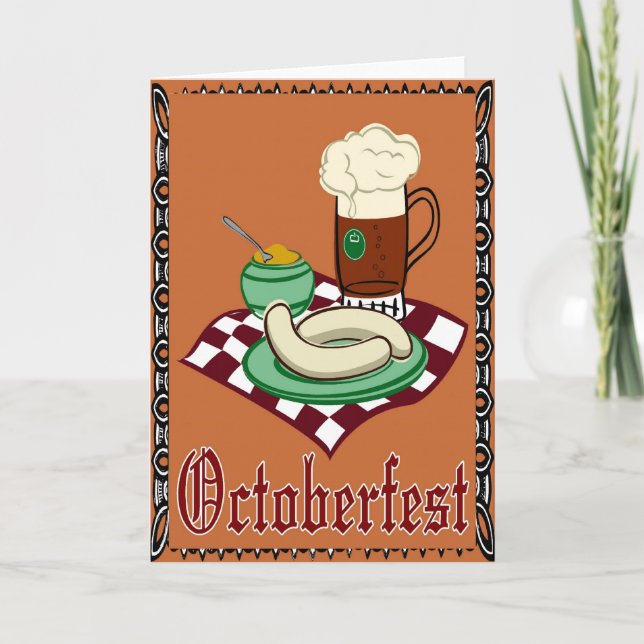 Octoberfest ,Oktoberfest,German Card (Front)