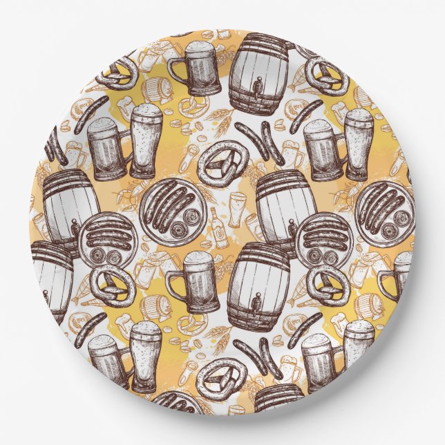 Octoberfest Paper Plate (Front)