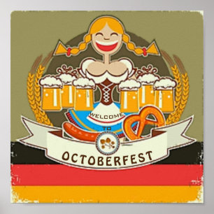Octoberfest vintage poster