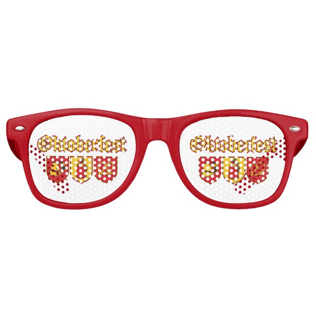 Octoberfestt-Shields-Icons2 Retro Sunglasses (Front)