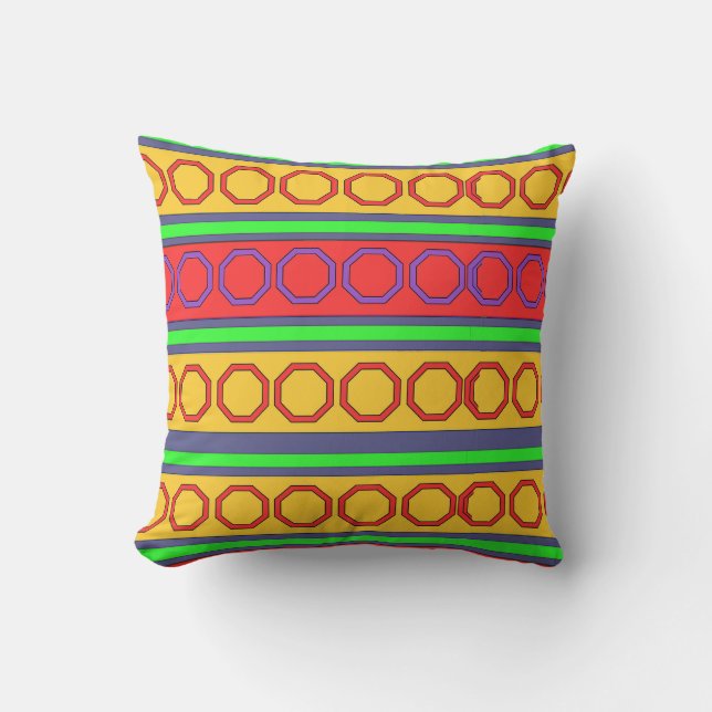 Octogon Repeat  Cushion (Front)