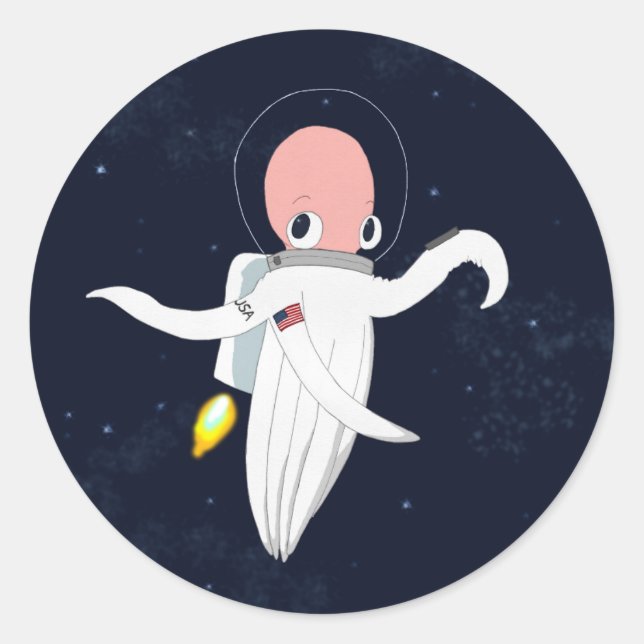 Octonaut Classic Round Sticker (Front)