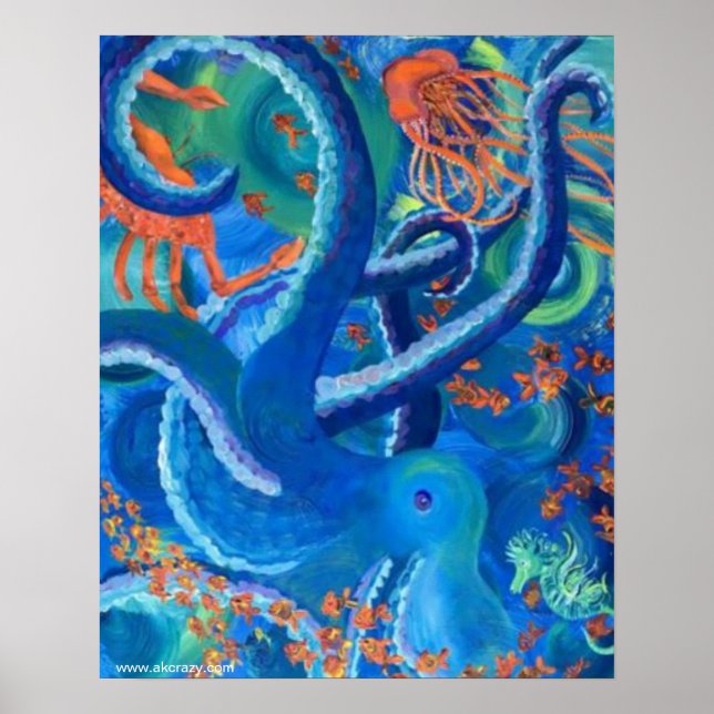 Octopacifica Poster Matte Paper (Front)