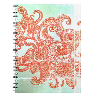 Octopaisley Spiral Notebook