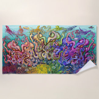 Octopi Beach Towel