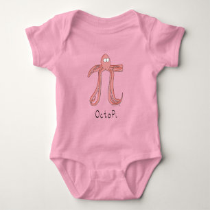 Octopi Cute Math Pi Day Kid's Baby Bodysuit