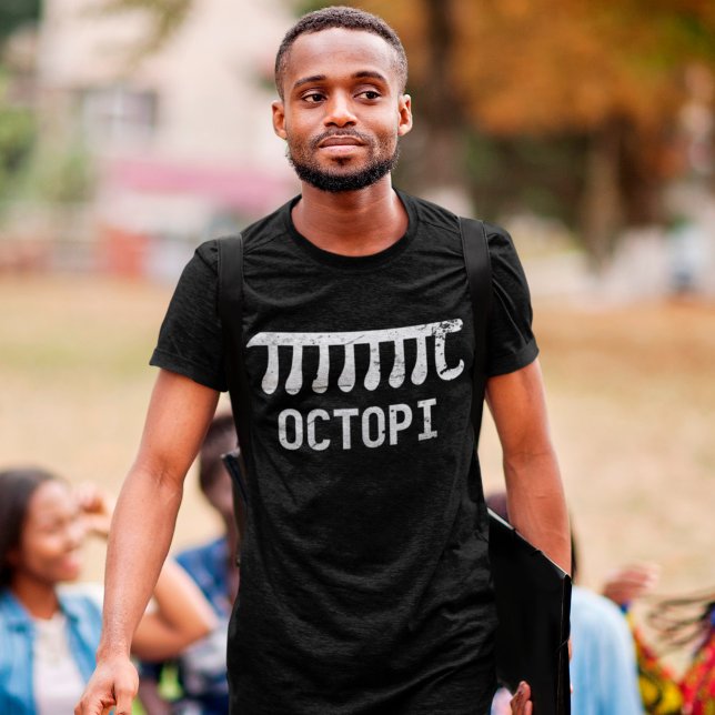 Octopi Funny physics Maths Joke Geek Pi Day Nerd T-Shirt (Creator Uploaded)