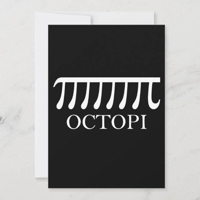 Octopi - Funny Pi Octopus Math (Front)