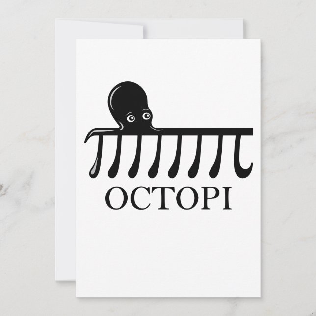 Octopi - Funny Pi Octopus Math (Front)