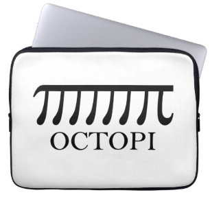Octopi - Funny Pi Octopus Math Laptop Sleeve