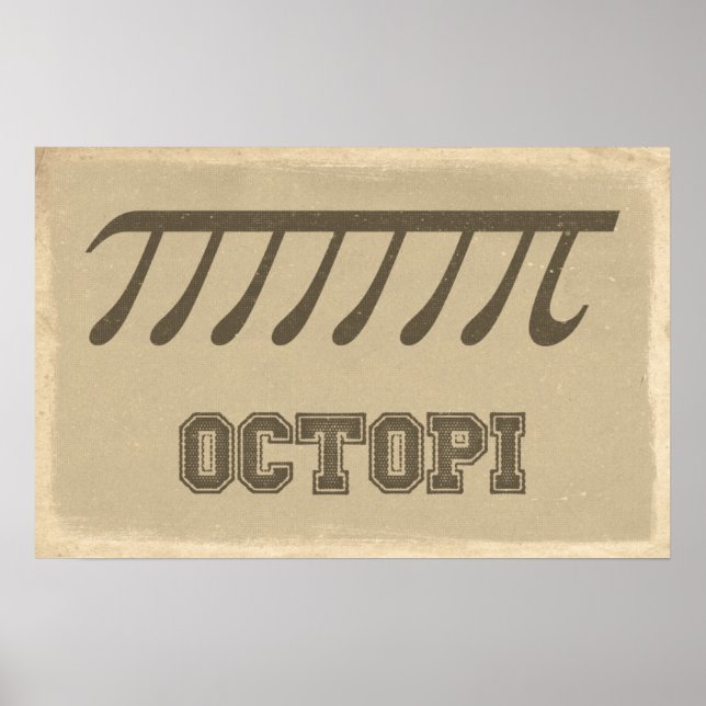 Octopi - Math Poster (Front)