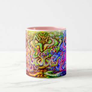 Octopi Two-Tone Coffee Mug