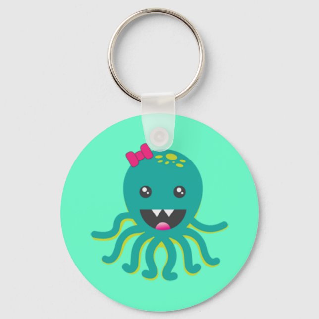 Octopire (Keychain) Key Ring (Front)