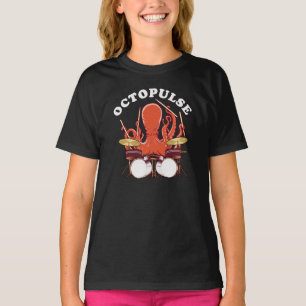 Octopulse Octopus Drummer T-Shirt