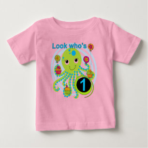 Octopus 1st Birthday T-shirts and Gifts
