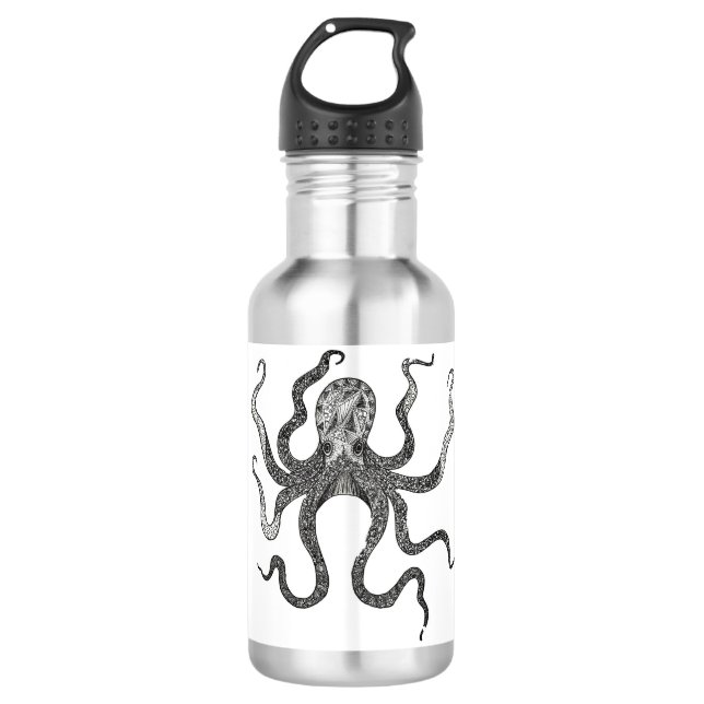 Octopus 532 Ml Water Bottle (Front)