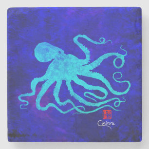 Octopus 6 L - Marble Coaster