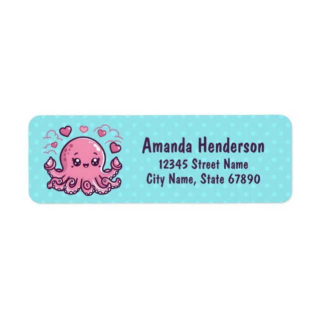 Octopus Address Labels (Front)