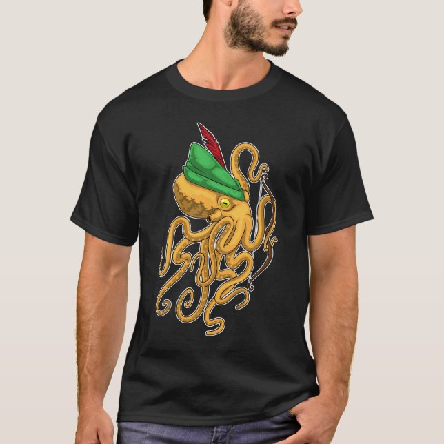 Octopus Archer Bow T-Shirt (Front)