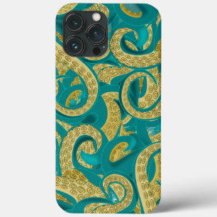 Octopus Art - Abstract - Drawing - Modern iPhone 13 Pro Max Case
