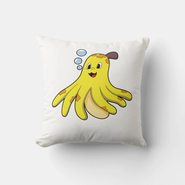 Octopus as Banana Cushion (Front)