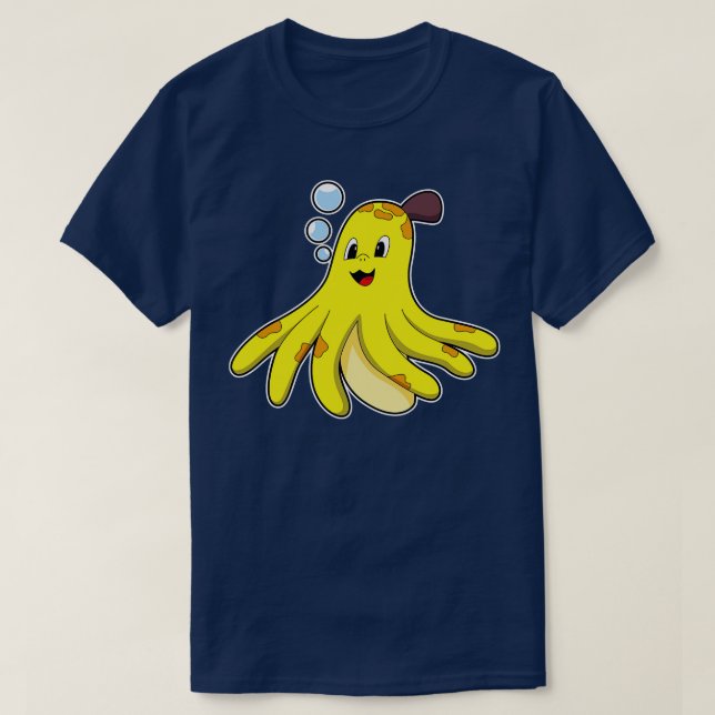 Octopus as Banana T-Shirt (Design Front)