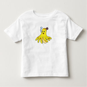 Octopus as Banana Toddler T-Shirt