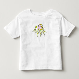Octopus as Diver with Star Toddler T-Shirt