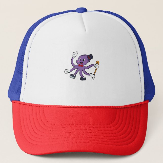 Octopus as Magician with Hat (Front)