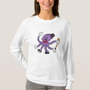 Octopus as Magician with Hat T-Shirt
