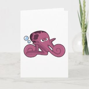 Octopus as Motorycycle Card