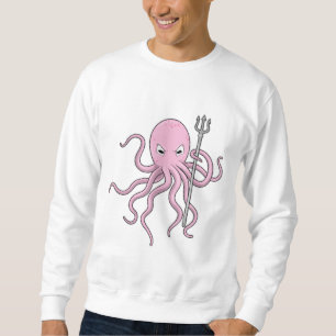 Octopus as Wizard with Trident Sweatshirt