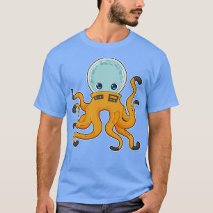 Octopus Astronaut Space T-Shirt