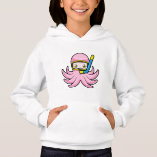 Octopus at Diving with Snorkel & Swimming goggles