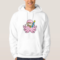 Octopus at Diving with Snorkel & Swimming goggles