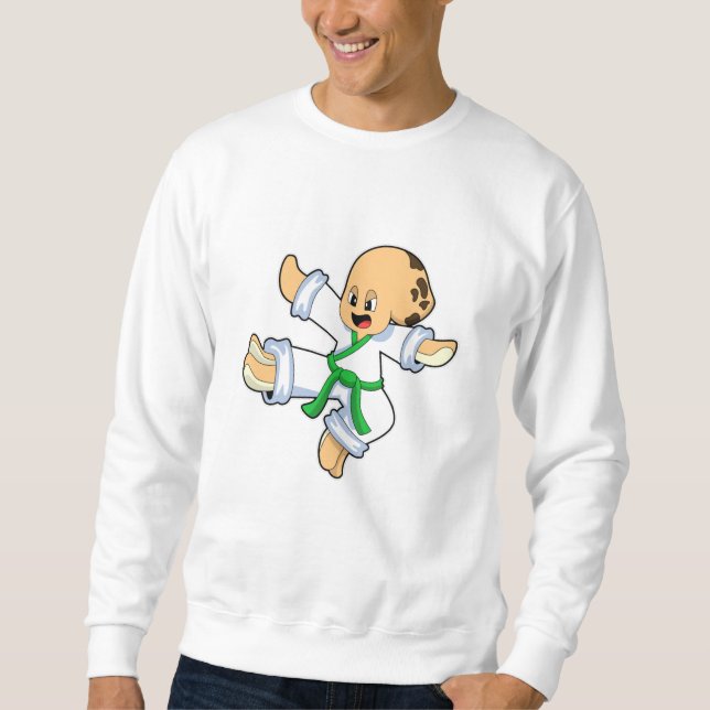 Octopus at Martial arts Karate Sweatshirt (Front)
