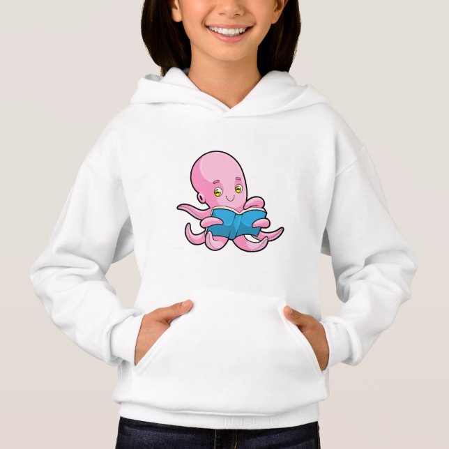 Octopus at Reading a Book (Front)