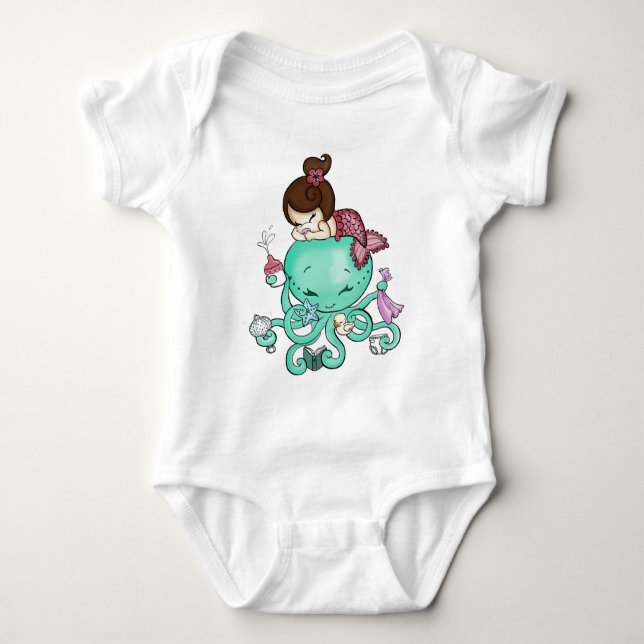 Octopus Babysitter T Shirt (Front)