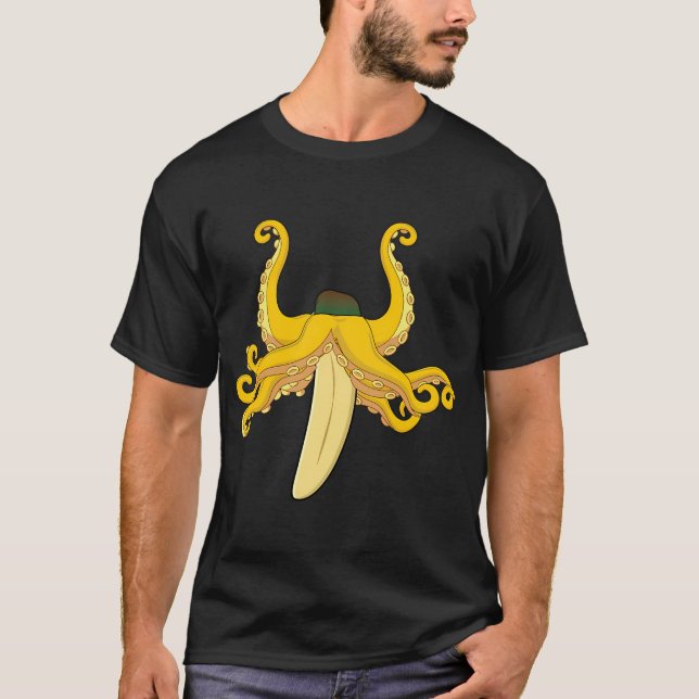 Octopus banana creature fruit T-Shirt (Front)
