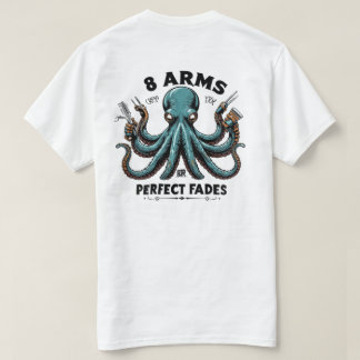 Octopus Barber T-Shirt – 8 Arms for Perfect Fades