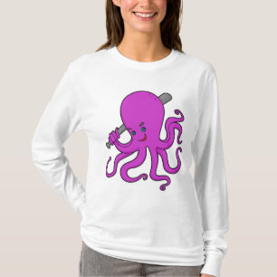 Octopus Baseball Baseball bat T-Shirt
