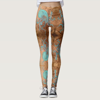 Octopus! Beach Bum Leggings