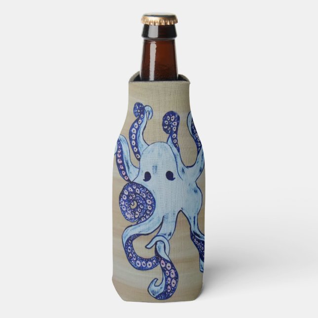 Octopus Bottle Cooler (Bottle Front)
