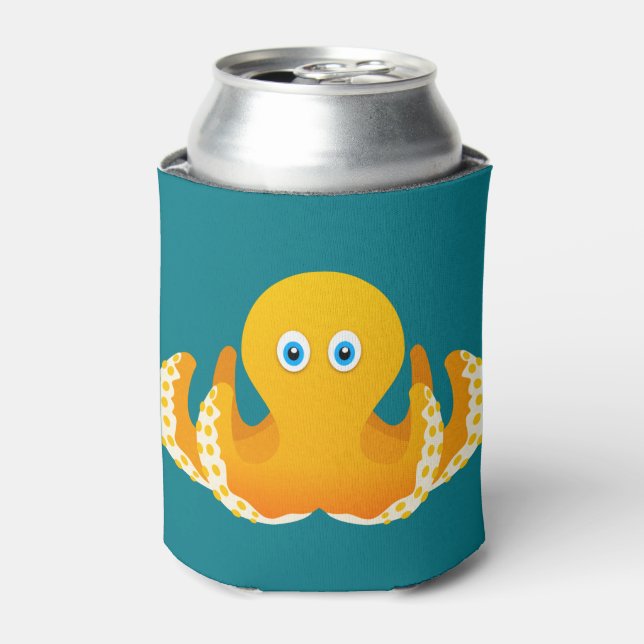 Octopus Can Cooler (Can Front)