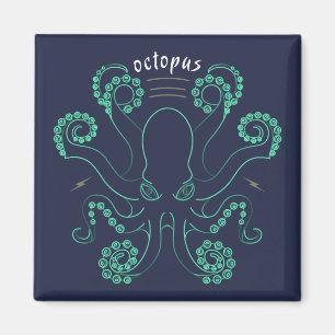 Octopus Cephalopod Tentacles Magnet
