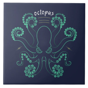 Octopus Cephalopod Tentacles Tile