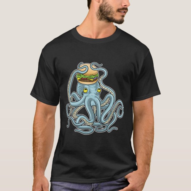 Octopus Cheeseburger T-Shirt (Front)