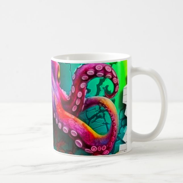 Octopus Coffee Mug (Right)