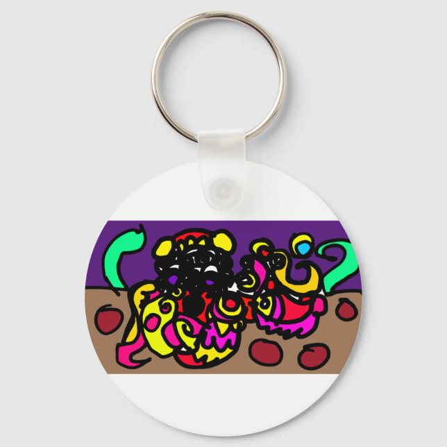 Octopus   cool style key ring (Front)