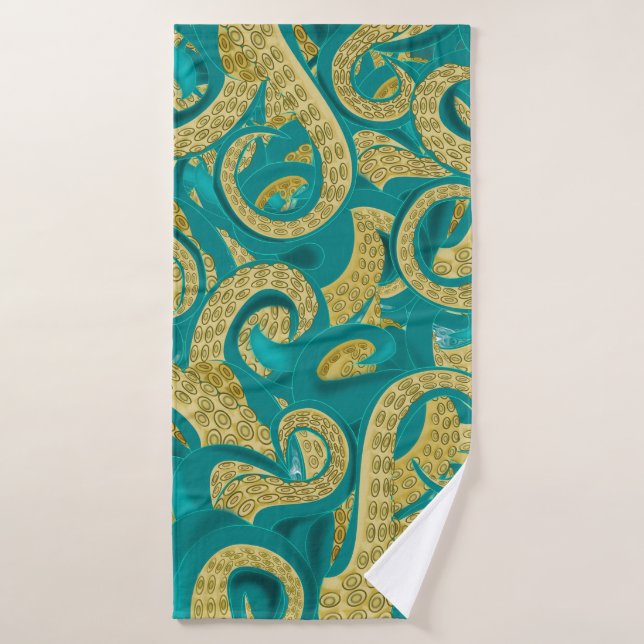 Octopus Dance Bath Towel (Bath Towel)